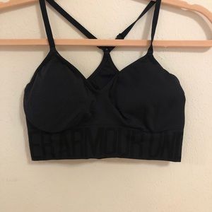 black under amour sports bra